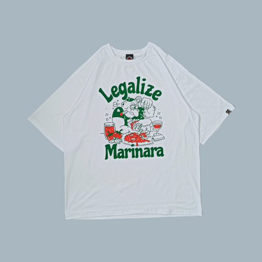 Camiseta Oversize - Legalize Marinara