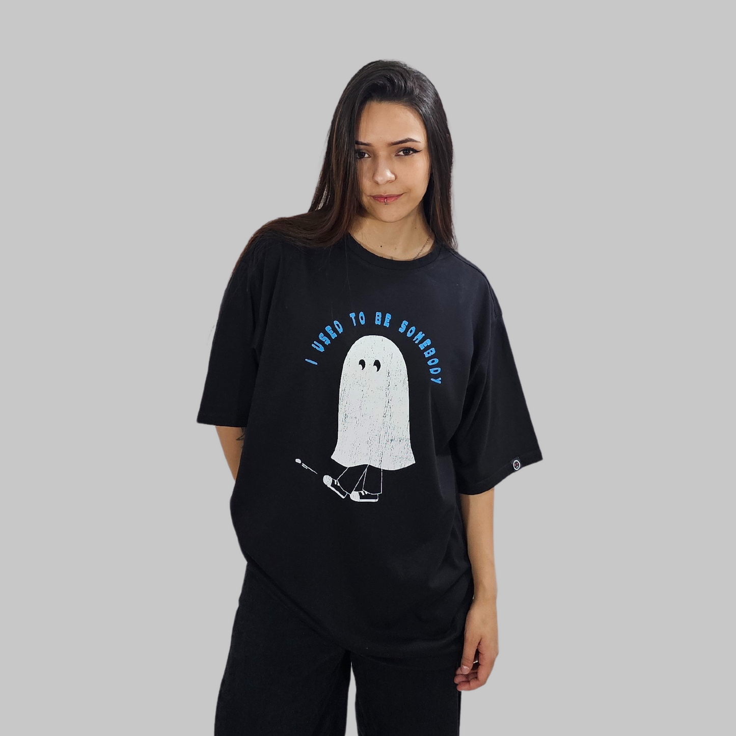 Camiseta Oversize - Sad Ghost