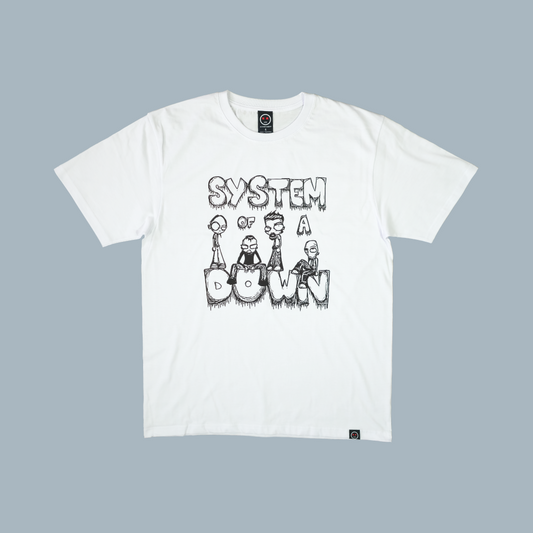 Camiseta Regular - SOAD Cartoon